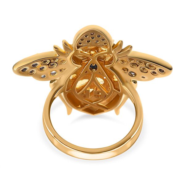 GP Italian Garden Kollektion- AA Citrin und Zirkon-Ring - 3,43 ct. image number 5