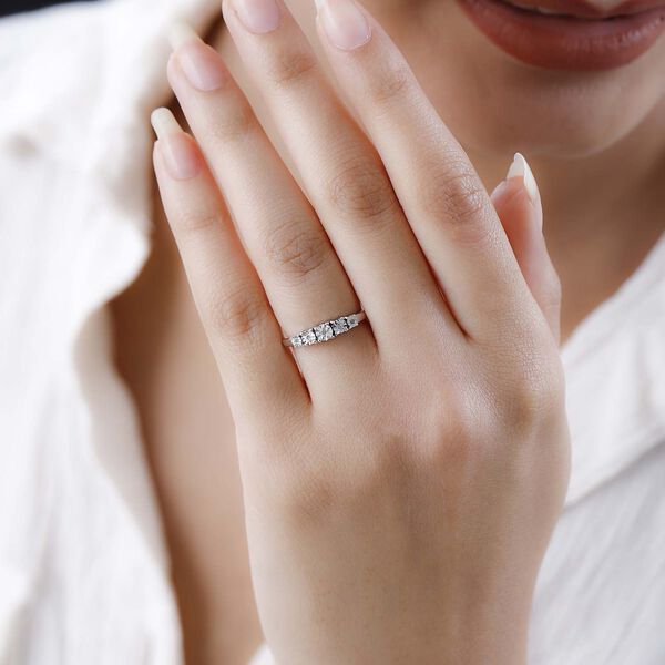 Diamant 5 Stein Ring image number 3