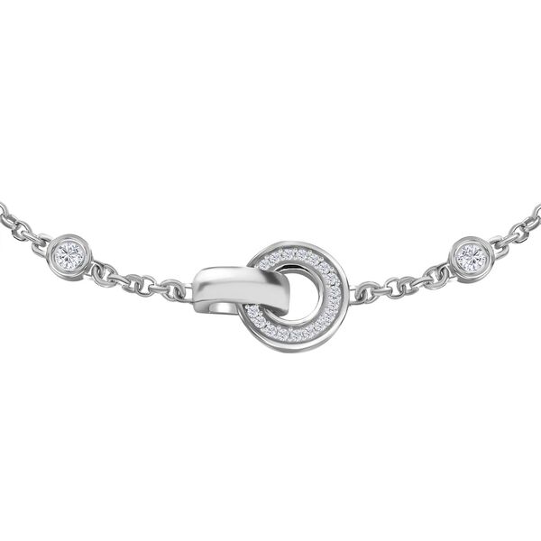 Moissanit Armband, 19 cm - 0,32 ct. image number 4