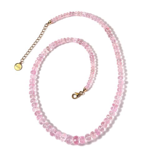 ILIANA AAA Morganit 45cm Halskette in 750 Gold - 155 ct. image number 0