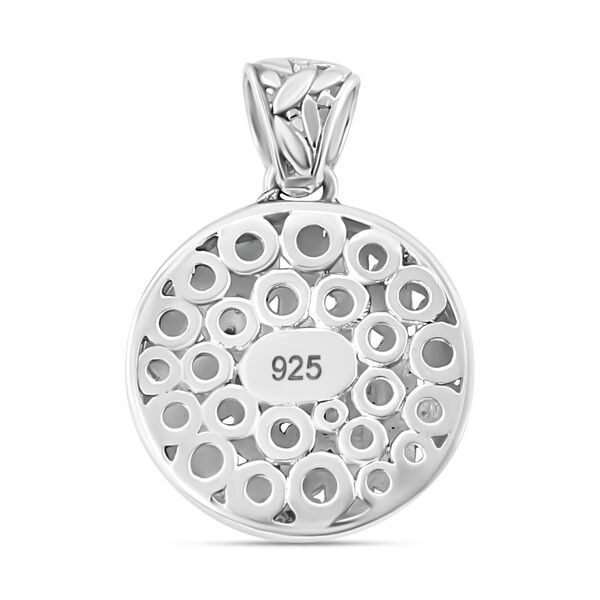 Royal Bali Kollektion- Strukturierter Silber-Anh&auml;nger image number 4