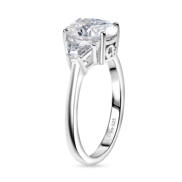 D'Joy Moissanit Ring 925 Silber rhodiniert (Größe 17.00) (10-15 Werktage Lieferzeit) ca. 2.21 ct image number 4