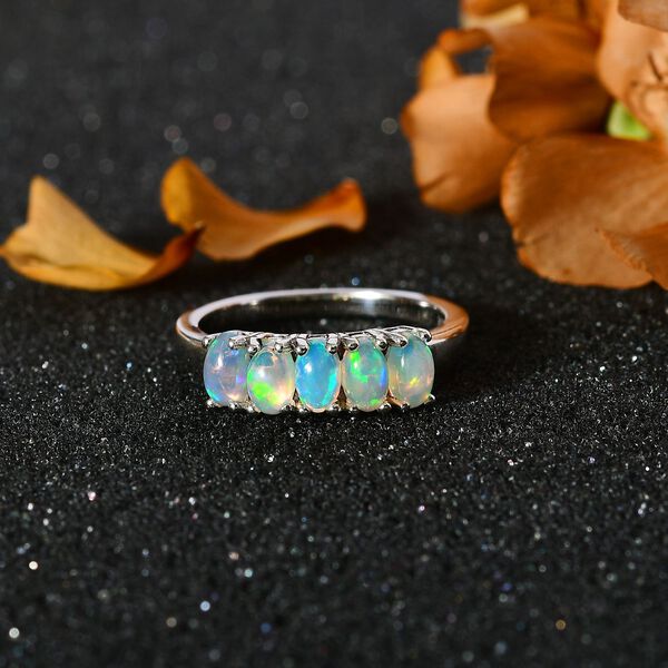 AA Nat&uuml;rlicher, &auml;thiopischer Welo Opal Ring, ca. 1,00 ct image number 3