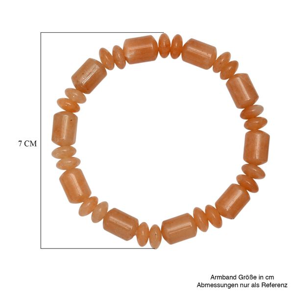 Flexibles rotes Aventurin Armband - 120 ct. image number 5