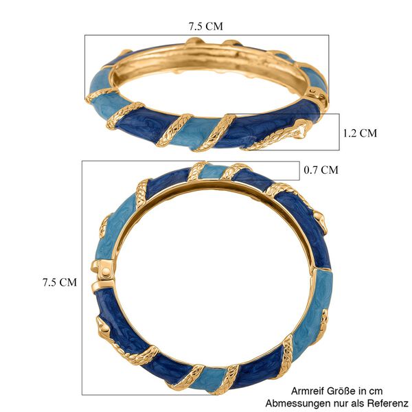Emailliert Armreif ca. 19 cm ca. 30,50g image number 7