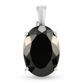 Elite Schungit-Anh&auml;nger, 925 Silber platiniert ca. 14.70 ct