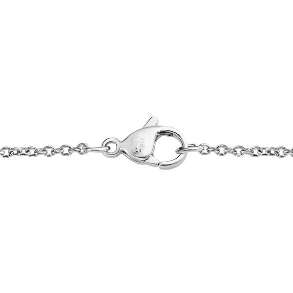 D'Joy Roter Zirkonia, Weißer Zirkonia Schmuckset ca. 50 cm 925 Silber und 316L Edelstahl 4.36 ct image number 5