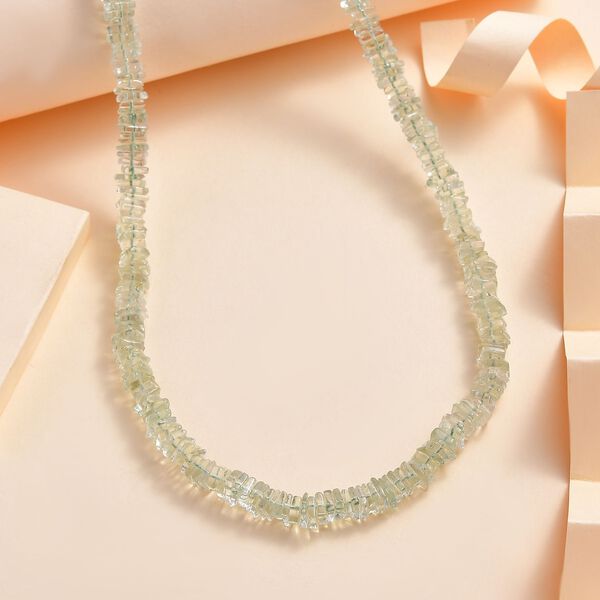 Gr&uuml;ne Amethyst 50cm Halskette- 137 ct. image number 2