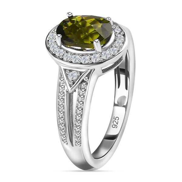 AA Vesuvianit und Zirkon Ring- 1,72 ct. image number 5