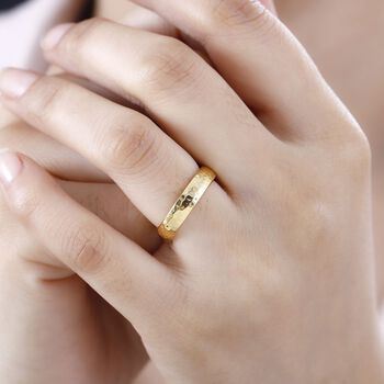 925 Silber 750 Gelbgold VermeilRing (Gr&ouml;&szlig;e 18.00) ca. 4,65g