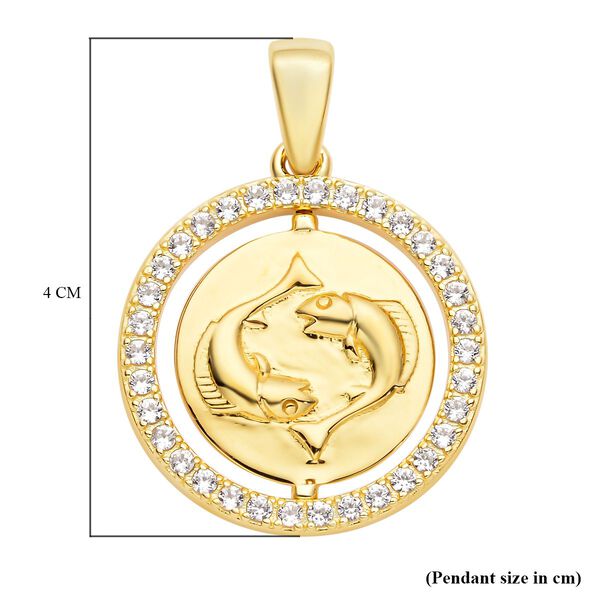 Weißer Zirkon Fische-Anhänger - 0,63 ct. image number 5