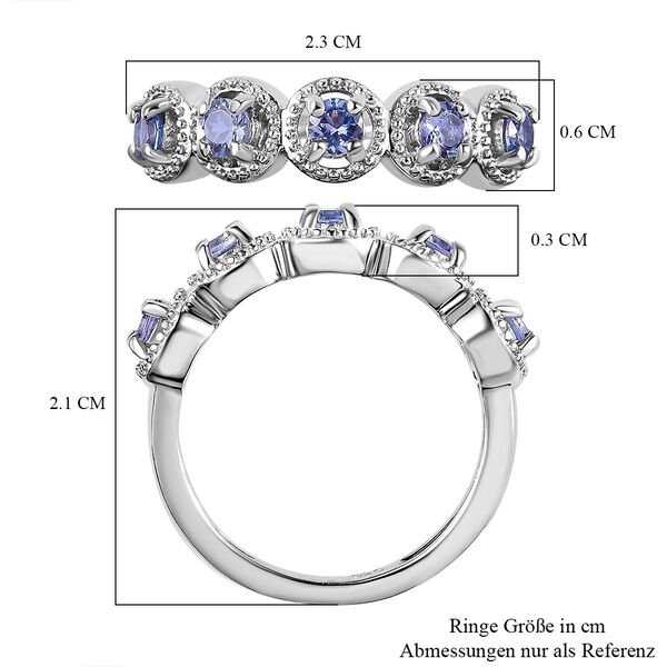 Tansanit Ring - 0,56 ct. image number 7