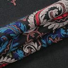 Bestickter Schal mit Paisley Bordüre, Schwarz image number 4