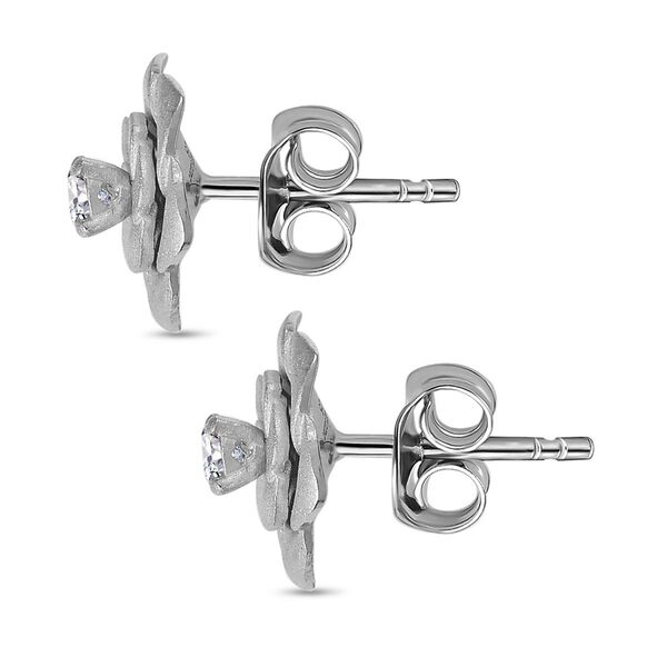 LUXURIANT SI-GH Labor Diamant Ohrringe, 925 Silber rhodiniert - 0,20 ct. image number 4