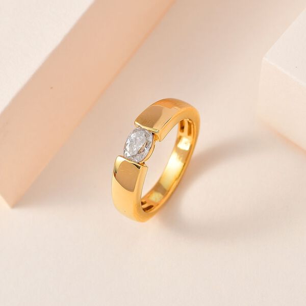 Moissanit Ring - 0,53 ct. image number 8