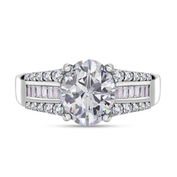 Moissanit Ring - 3,21 ct.