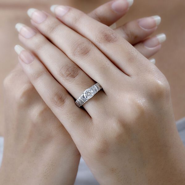 Moissanit Ring - 1 ct. image number 8