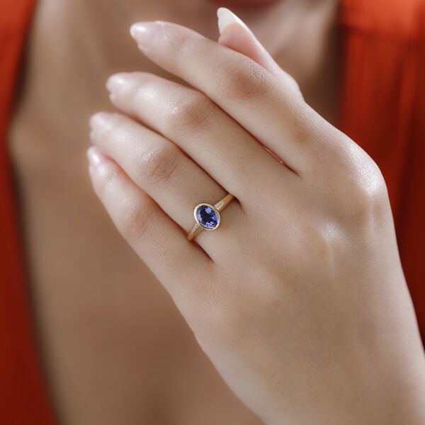 AA Tansanit Ring - 1,15 ct. image number 3