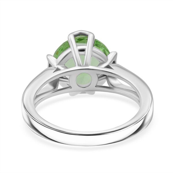 Lustro Stella gr&uuml;ner Zirkonia Solit&auml;r Ring image number 5