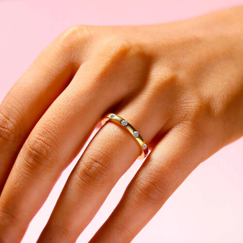 LUXURIANT DIAMOND- VS-EF Labor Diamant Bandring - 0,50 ct. image number 3