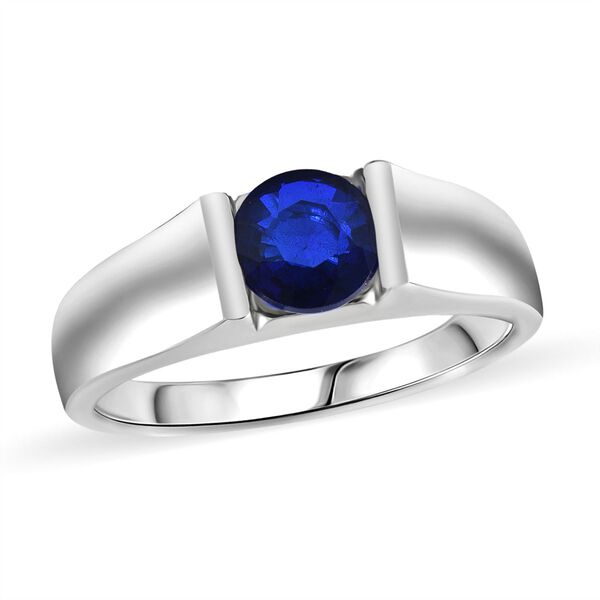 AA Blauer Spinell Ring 925 Silber rhodiniert (Gr&ouml;&szlig;e 20.00) ca. 0,80 ct image number 2