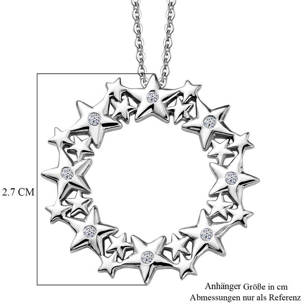 LUXURIANT DIAMOND - Lab Grown Diamant SI-GH Schmuckset ca. 50 cm 925 Silber Rhodiniert ca. 0.06 ct image number 5