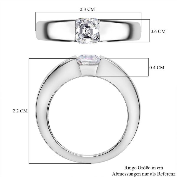 Moissanit Ring - 0,66 ct. image number 7