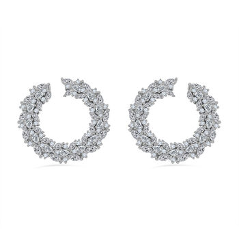 LUSTRO STELLA Zirkonia Ohrringe - 11,22 ct.