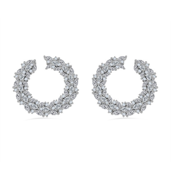 LUSTRO STELLA Zirkonia Ohrringe - 11,22 ct.
