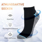 4er-Set Kupferfaser-Kompressions-Socken, Antibakteriell und Anti-Geruch, 41-45,  L/XL, schwarz image number 1