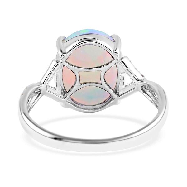 LUXORO AAA Nat&uuml;rlicher, &auml;thiopischer Welo Opal und Diamant Ring in 417 Wei&szlig;gold - 3,20 ct. image number 5