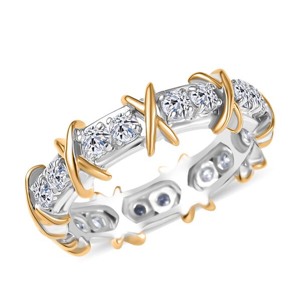 LUXURIANT VS-EF Labor Diamant zweifarbiger Ring - 1,01 ct. image number 4