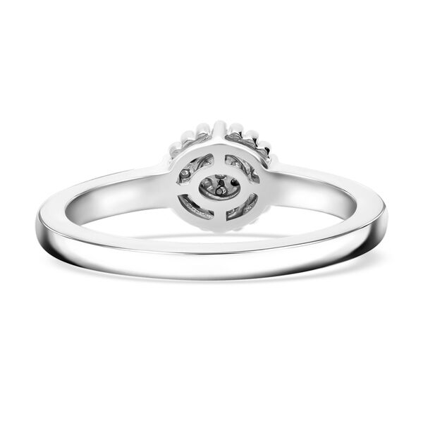 Diamant Ring, 925 Silber platiniert image number 4