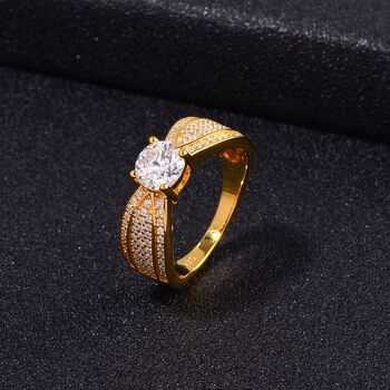 Moissanit Ring - 1,51 ct.