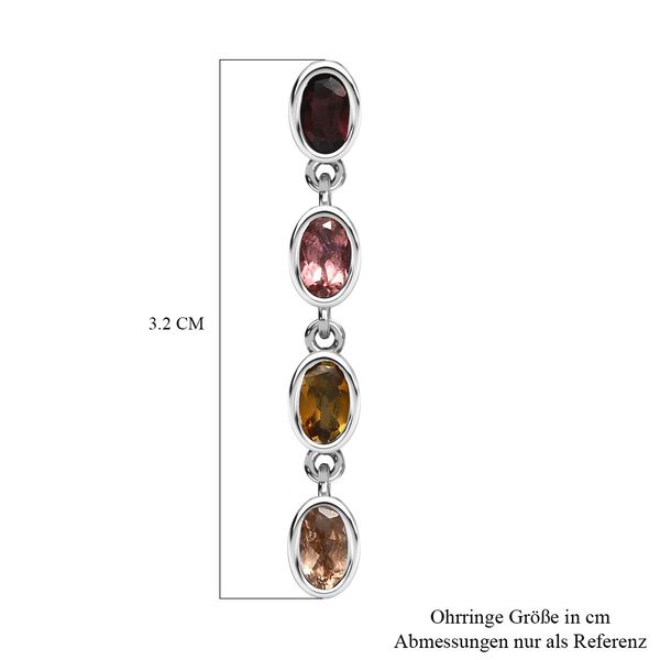 Natürliche Mehrfach-Turmalin-Ohrringe - 2,44 ct. image number 6