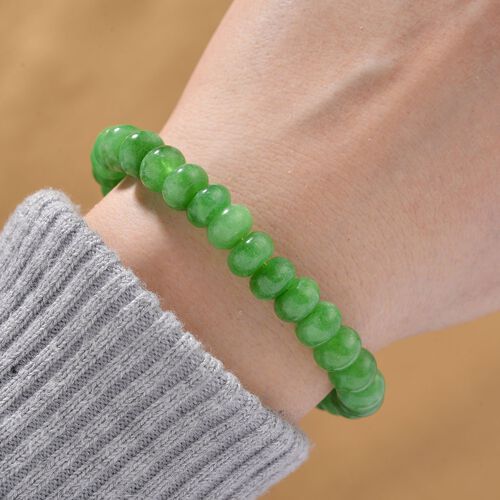Quarzit Armband ca. Flexibles cm Std Gelb ca. 80,00 ct. image number 1