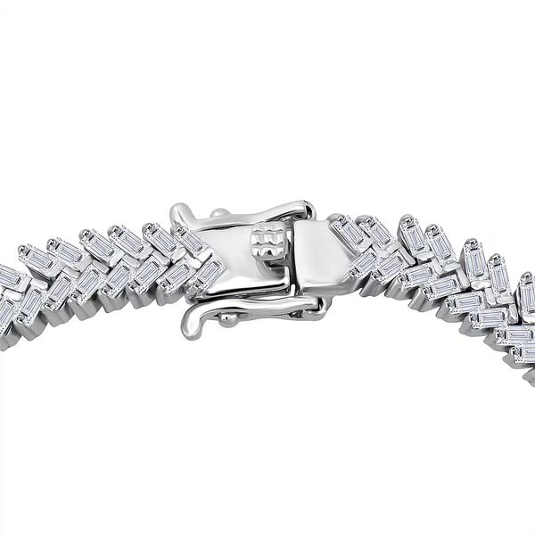 LUXURIANT SI-GH Labor Baguette Diamant 18,5cm Armband - 4 ct. image number 7
