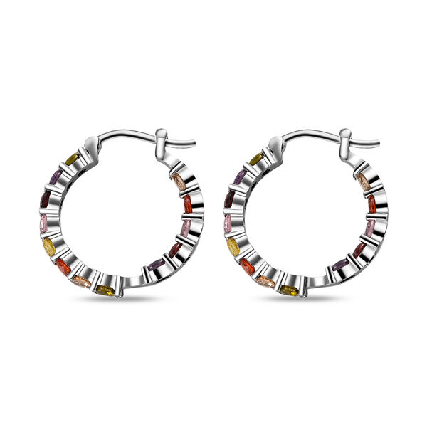 Champagner und gelbe Zirkonia-Ohrringe, ca. 5,46 ct image number 4