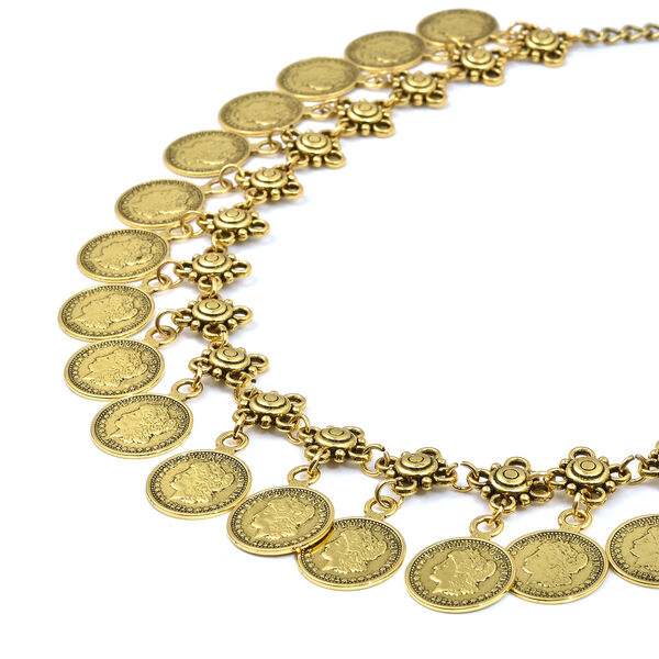 Halskette, ca. 50 + 7 cm, goldfarben image number 1