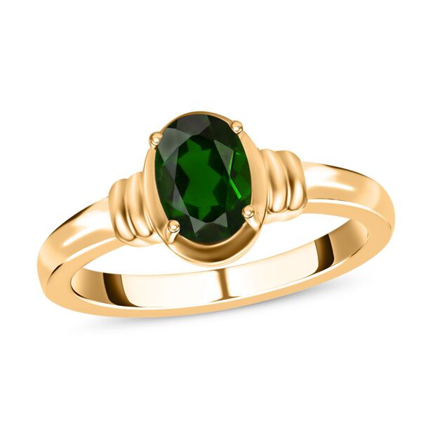 Nat&uuml;rlicher Chromdiopsid-Ring - 0,87 ct. image number 4