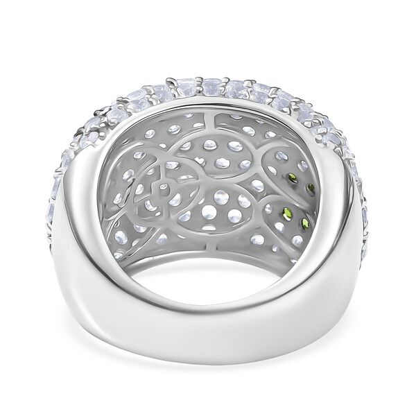 D'Joy Zirkon und nat&uuml;rlicher Chromdiopsid Ring - 7,97 ct. image number 6
