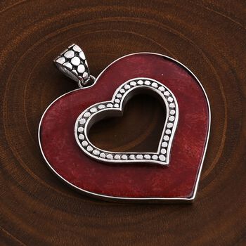 D'Joy Koralle Herz Anh&auml;nger