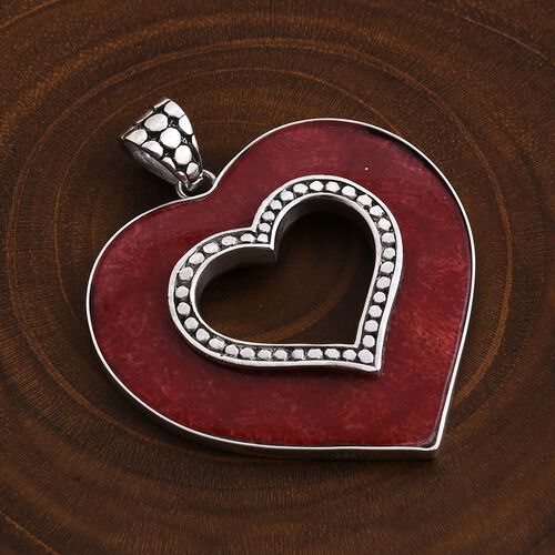 D'Joy Koralle Anhänger 925 Silber ca. 0,01 ct. image number 1