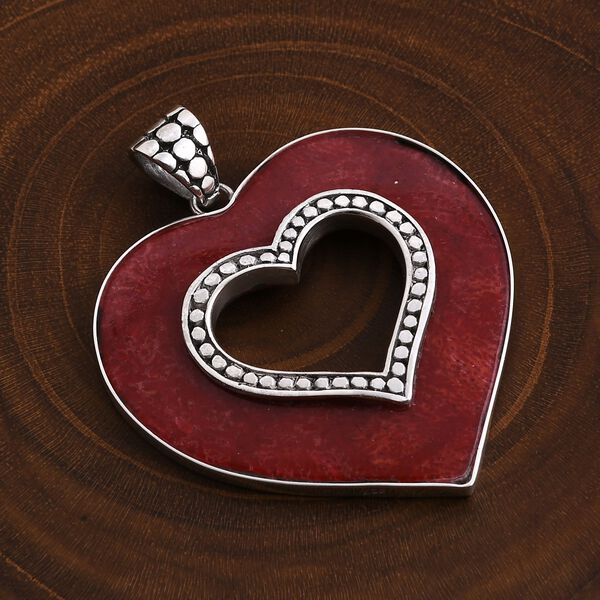 D'Joy Koralle Anhänger 925 Silber ca. 0,01 ct. image number 1