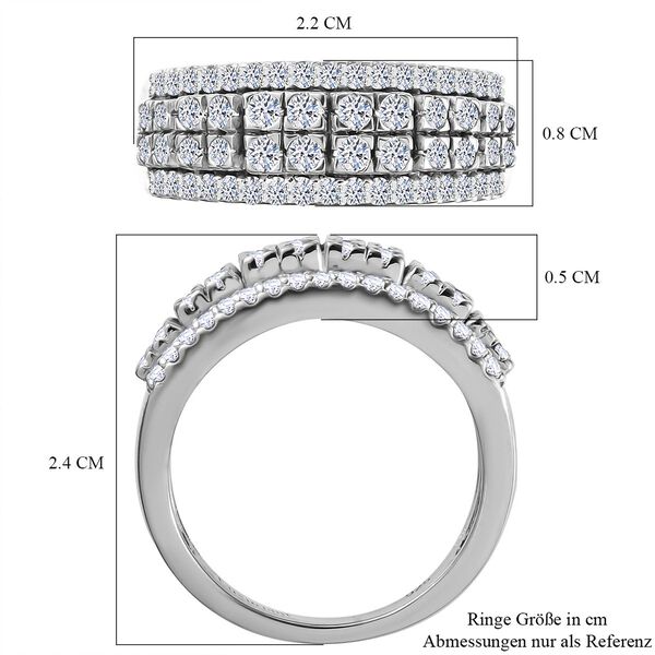 LUXURIANT SGL zertifizierter SI-GH Labor Diamant Ring - 1 ct. image number 7
