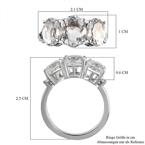 AA Hyalit Opal und Diamant Ring - 3,11 ct. image number 6