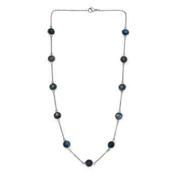 Labradorit 50cm Halskette - 22,55 ct.