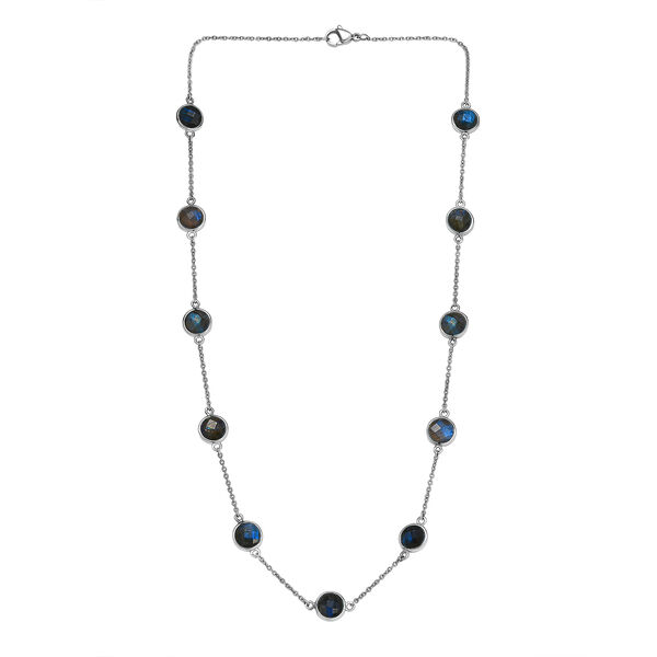 Labradorit 50cm Halskette - 22,55 ct. image number 3