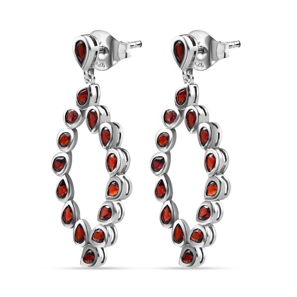 Mosambik Granat Ohrringe, ca. 6,23 ct. image number 4