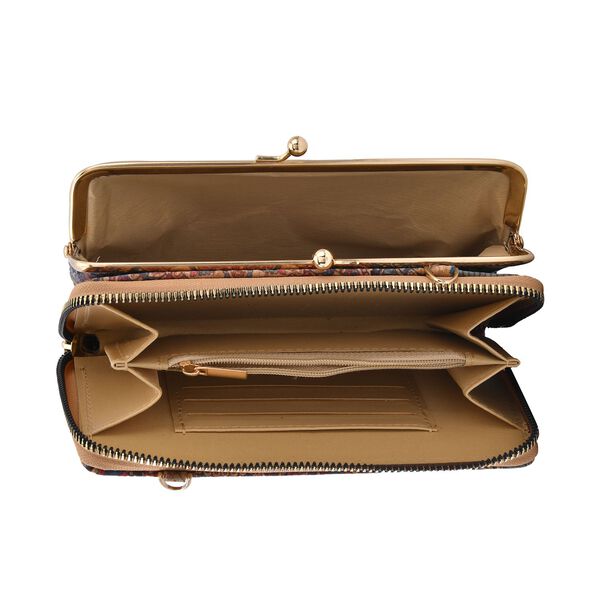 Crossbody Tasche aus Naturkork mit RFID-Schutz, Orient image number 4